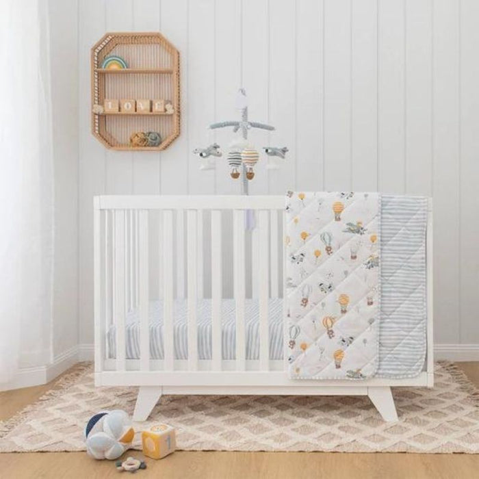 Fitted Cotton Crib Sheet by Living Textiles at $29.99! Shop now at Nestled by Snuggle Bugz for Nursery & Décor.