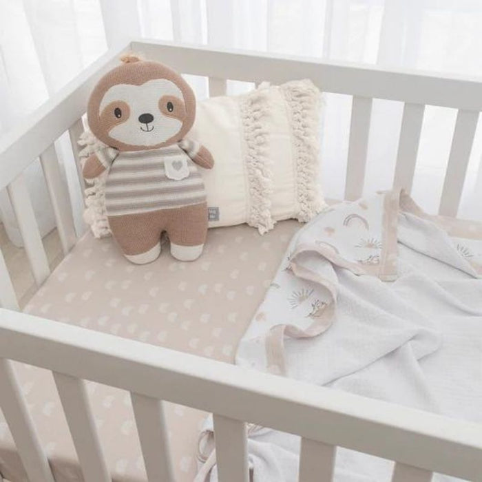 Fitted Cotton Crib Sheet by Living Textiles at $29.99! Shop now at Nestled by Snuggle Bugz for Nursery & Décor.