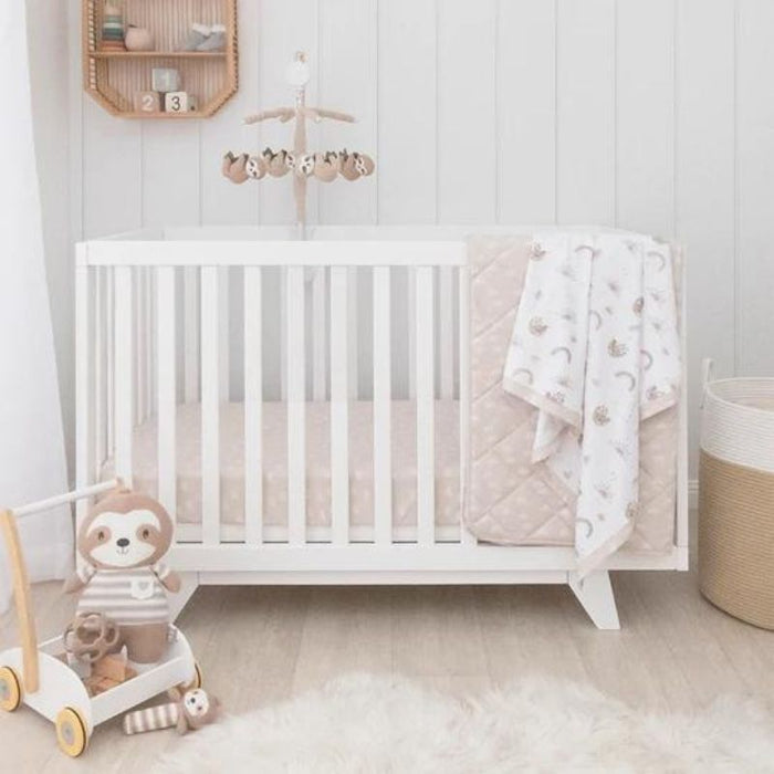Fitted Cotton Crib Sheet by Living Textiles at $29.99! Shop now at Nestled by Snuggle Bugz for Nursery & Décor.