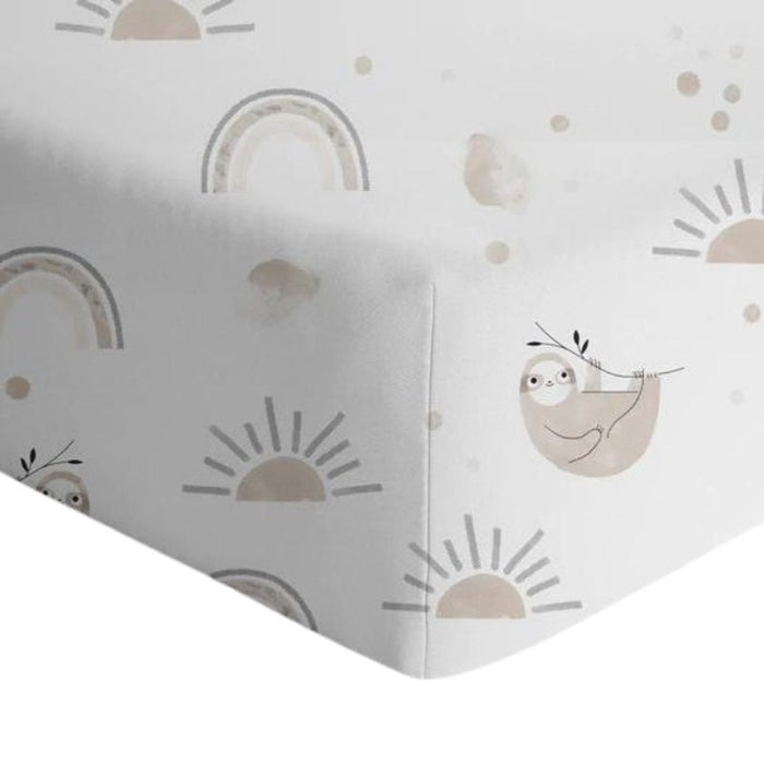 Fitted Cotton Crib Sheet by Living Textiles at $29.99! Shop now at Nestled by Snuggle Bugz for Nursery & Décor.