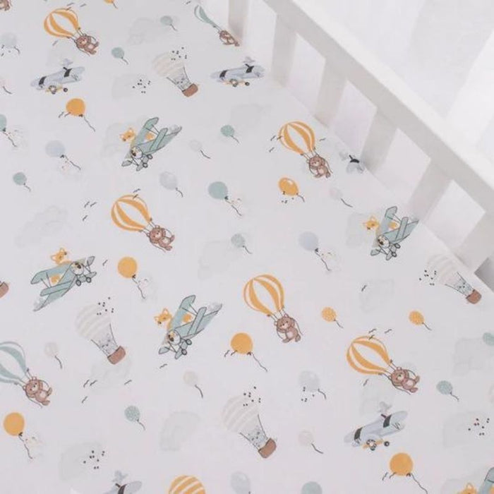 Fitted Cotton Crib Sheet by Living Textiles at $29.99! Shop now at Nestled by Snuggle Bugz for Nursery & Décor.