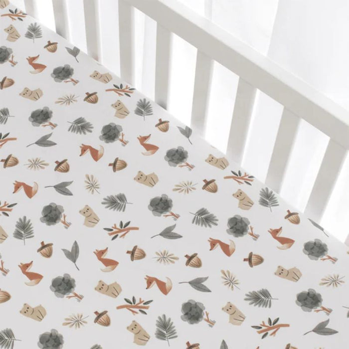 Fitted Cotton Crib Sheet by Living Textiles at $29.99! Shop now at Nestled by Snuggle Bugz for Nursery & Décor.
