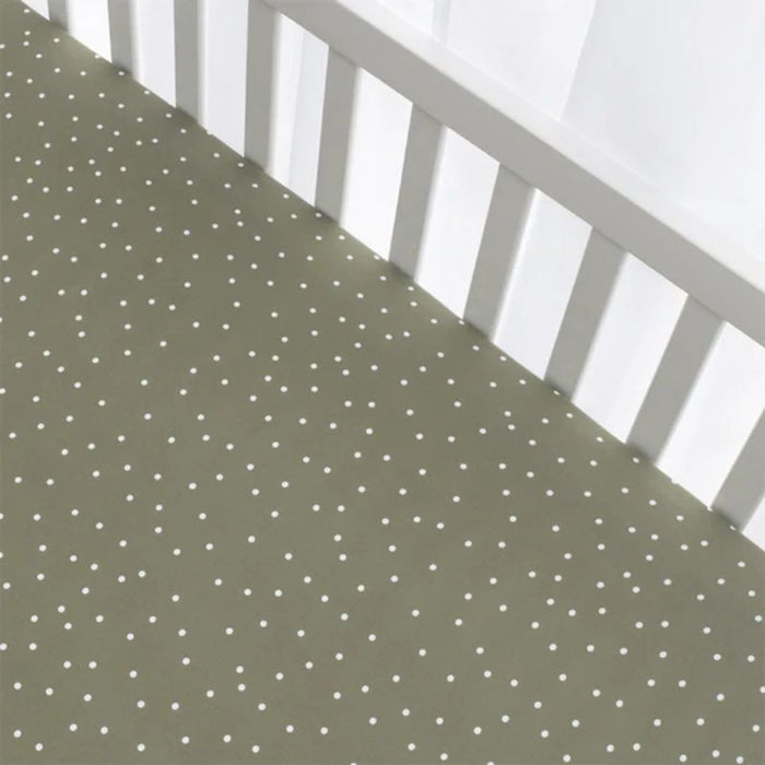 Fitted Cotton Crib Sheet by Living Textiles at $29.99! Shop now at Nestled by Snuggle Bugz for Nursery & Décor.