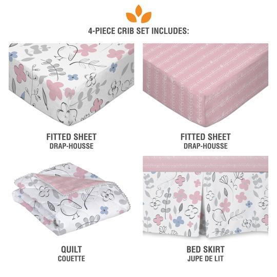 4pc Crib Bedding Set by Lolli Living at $146.88! Shop now at Nestled by Snuggle Bugz for Nursery & Décor.