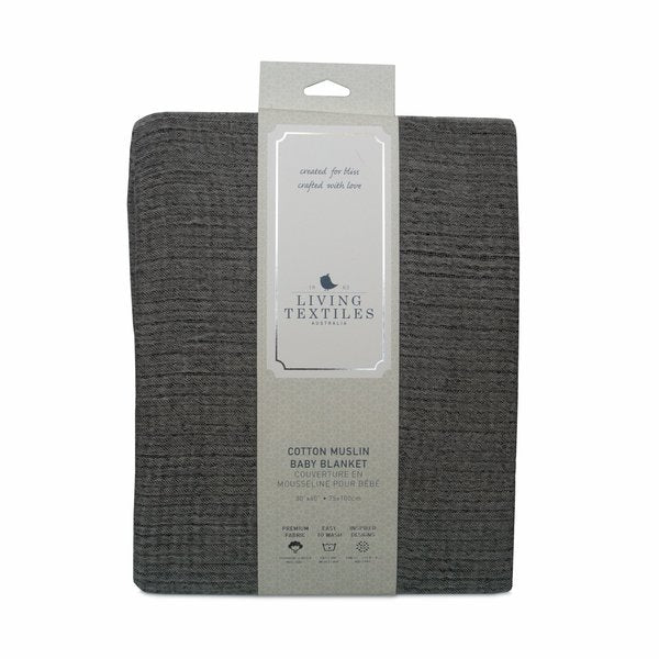 Muslin Jacquard Blanket by Living Textiles at $34.99! Shop now at Nestled by Snuggle Bugz for Nursery & Décor.