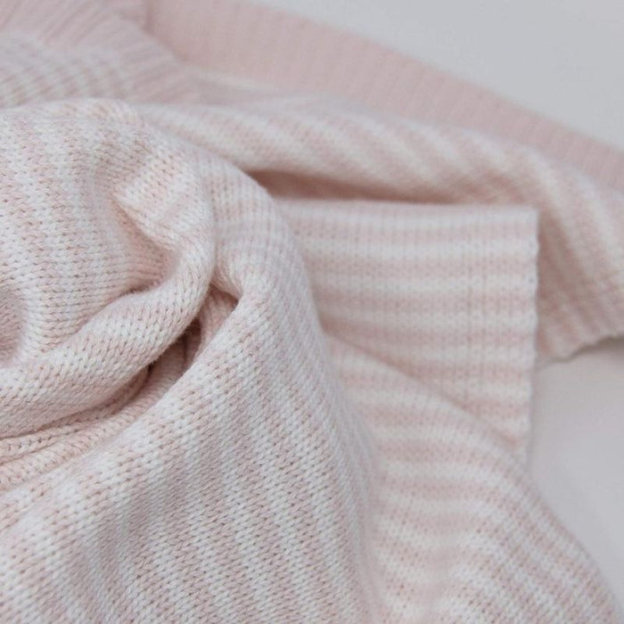 Striped Cotton Knit Blankets by Living Textiles at $34.99! Shop now at Nestled by Snuggle Bugz for Nursery & Décor.