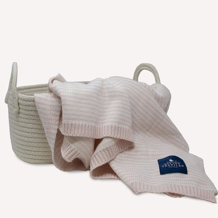 Striped Cotton Knit Blankets by Living Textiles at $34.99! Shop now at Nestled by Snuggle Bugz for Nursery & Décor.