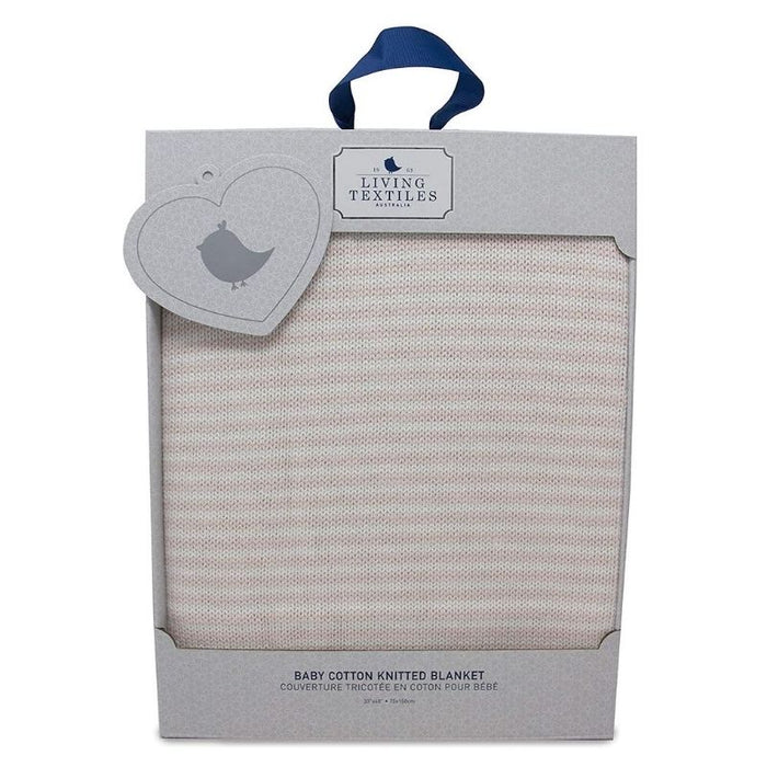 Striped Cotton Knit Blankets by Living Textiles at $34.99! Shop now at Nestled by Snuggle Bugz for Nursery & Décor.