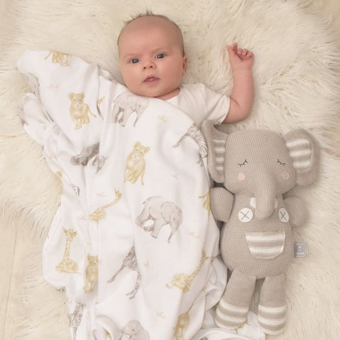 2 Pack Jersey Swaddle by Living Textiles at $39.99! Shop now at Nestled by Snuggle Bugz for Nursery & Decor.
