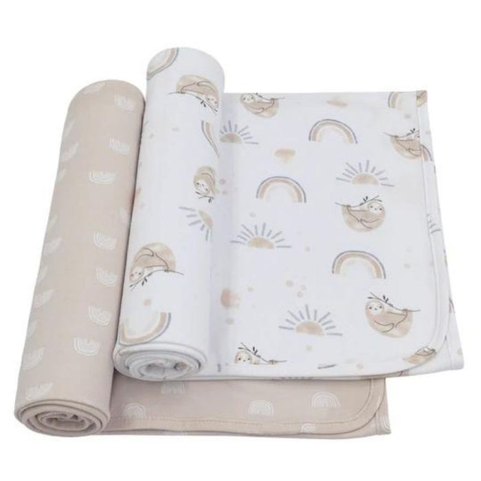 2 Pack Jersey Swaddle by Living Textiles at $39.99! Shop now at Nestled by Snuggle Bugz for Nursery & Decor.