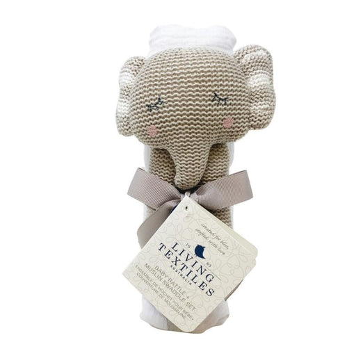 Swaddle & Rattle Sets by Living Textiles at $19.99! Shop now at Nestled by Snuggle Bugz for Nursery & Decor.