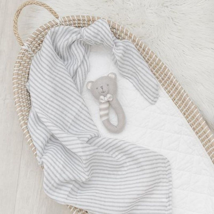 Swaddle & Rattle Sets by Living Textiles at $19.99! Shop now at Nestled by Snuggle Bugz for Nursery & Decor.