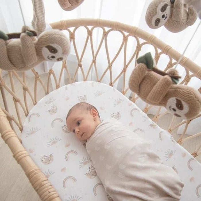 Musical Mobile by Living Textiles at $89.99! Shop now at Nestled by Snuggle Bugz for Nursery & Décor.