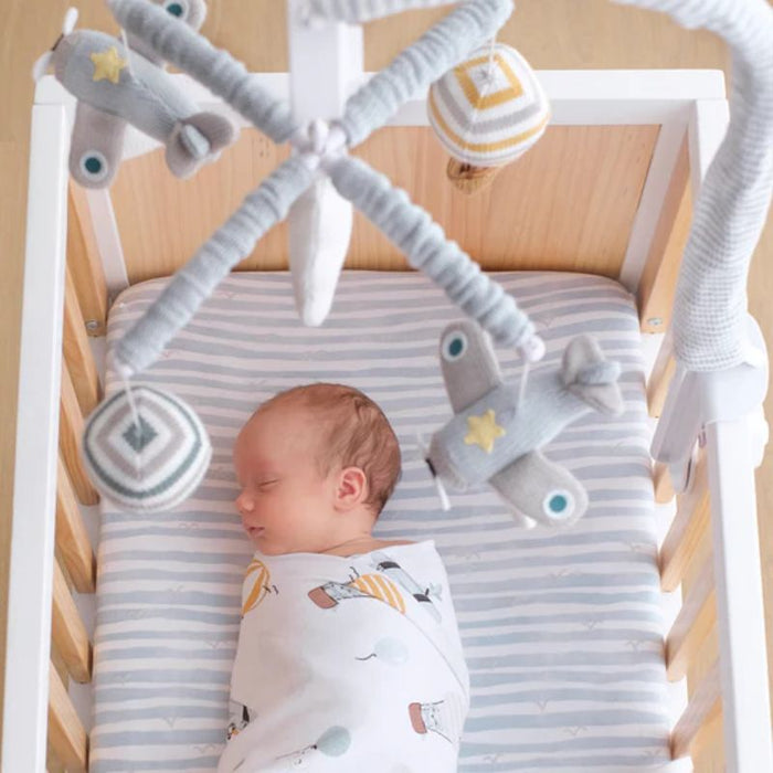Musical Mobile by Living Textiles at $89.99! Shop now at Nestled by Snuggle Bugz for Nursery & Décor.