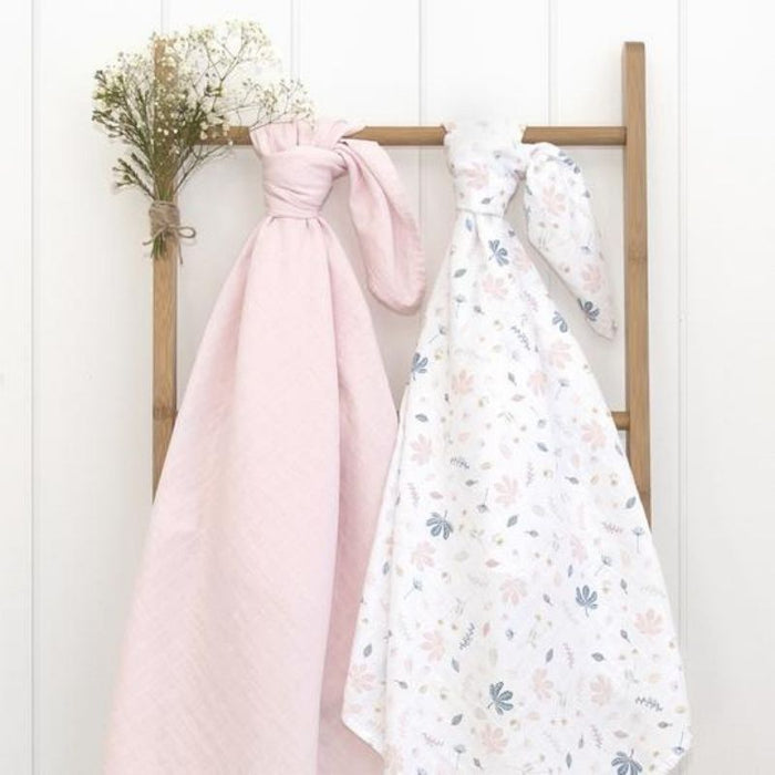 Organic Muslin Swaddle - 2 Pack by Lolli Living at $31.99! Shop now at Nestled by Snuggle Bugz for Nursery & Decor.