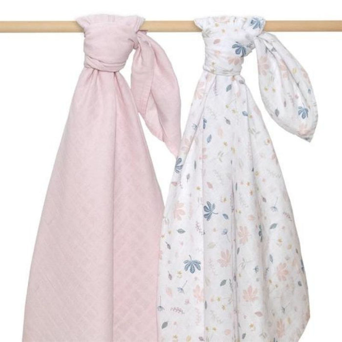 Organic Muslin Swaddle - 2 Pack by Lolli Living at $31.99! Shop now at Nestled by Snuggle Bugz for Nursery & Decor.