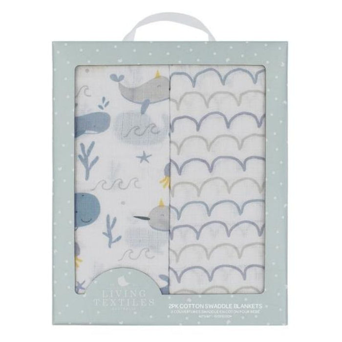 Organic Muslin Swaddle - 2 Pack by Lolli Living at $31.99! Shop now at Nestled by Snuggle Bugz for Nursery & Decor.