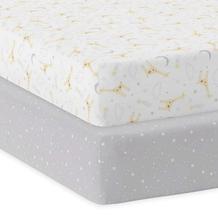 Crib Fitted Sheets - 2 Piece by Living Textiles at $54.99! Shop now at Nestled by Snuggle Bugz for Nursery & Décor.
