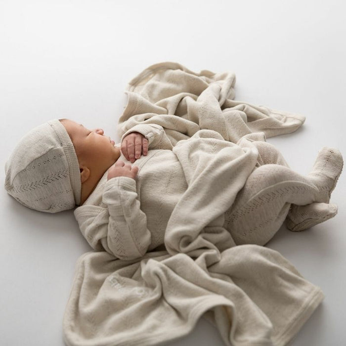 Pointelle Blanket by L'ovedbaby at $23.99! Shop now at Nestled by Snuggle Bugz for Nursery & Décor.
