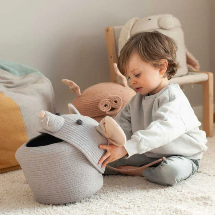 Decorative Animal Baskets by Lorena Canals at $88.99! Shop now at Nestled by Snuggle Bugz for Nursery & Décor.