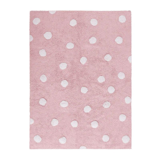 Washable Polka Dot Rug by Lorena Canals at $283.99! Shop now at Nestled by Snuggle Bugz for Nursery & Décor.