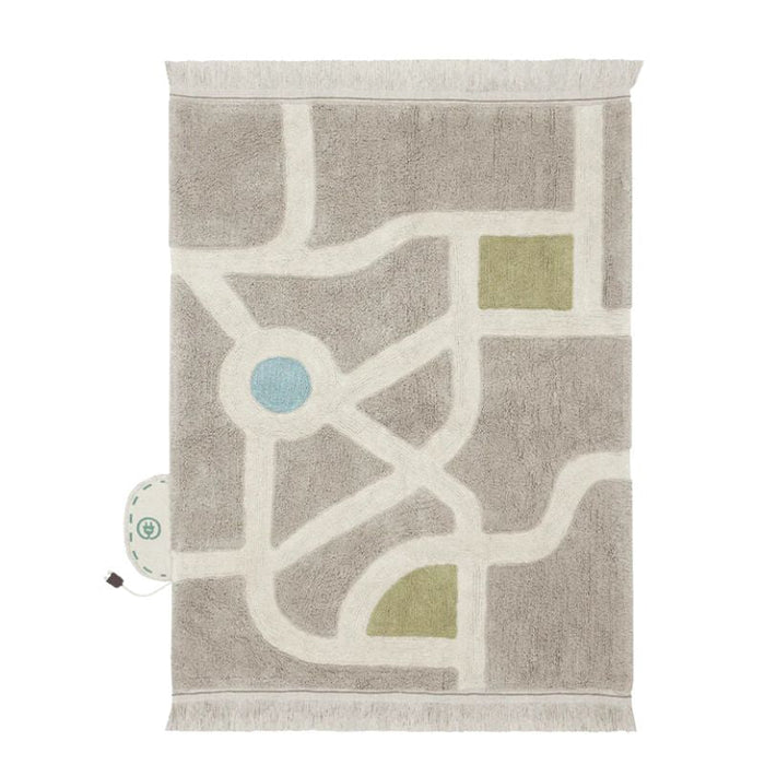 EcoCity Play Rug by Lorena Canals at $376.99! Shop now at Nestled by Snuggle Bugz for Nursery & Décor.