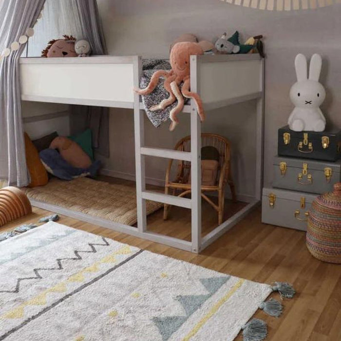 Mini Azteca Vintage Rug by Lorena Canals at $94.99! Shop now at Nestled by Snuggle Bugz for Nursery & Décor.