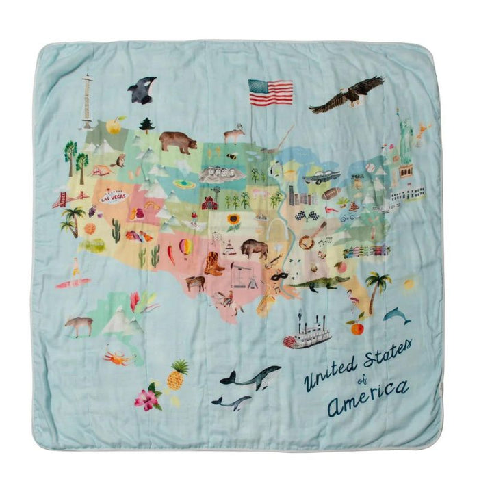 Muslin Quilt Blanket by LouLou Lollipop at $74.99! Shop now at Nestled by Snuggle Bugz for Nursery & Décor.