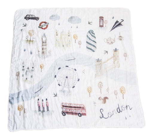 Luxe Muslin Swaddle - World Cities by LouLou Lollipop at $23.99! Shop now at Nestled by Snuggle Bugz for Nursery & Decor.