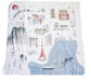 Luxe Muslin Swaddle - World Cities by LouLou Lollipop at $23.99! Shop now at Nestled by Snuggle Bugz for Nursery & Decor.