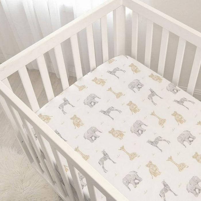 Fitted Cotton Crib Sheet by Living Textiles at $29.99! Shop now at Nestled by Snuggle Bugz for Nursery & Décor.