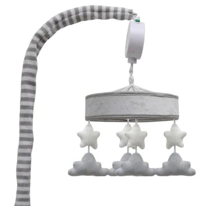 Knit Musical Mobile by Living Textiles at $79.99! Shop now at Nestled by Snuggle Bugz for Nursery & Décor.