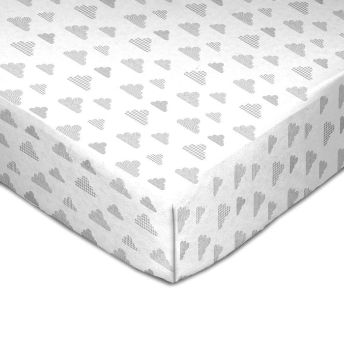 Muslin Crib Fitted Sheet by Living Textiles at $29.99! Shop now at Nestled by Snuggle Bugz for Nursery & Décor.