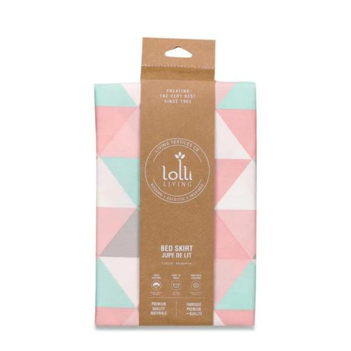Bed Skirt -Pink Dots by Lolli Living at $41.88! Shop now at Nestled by Snuggle Bugz for Nursery & Décor.