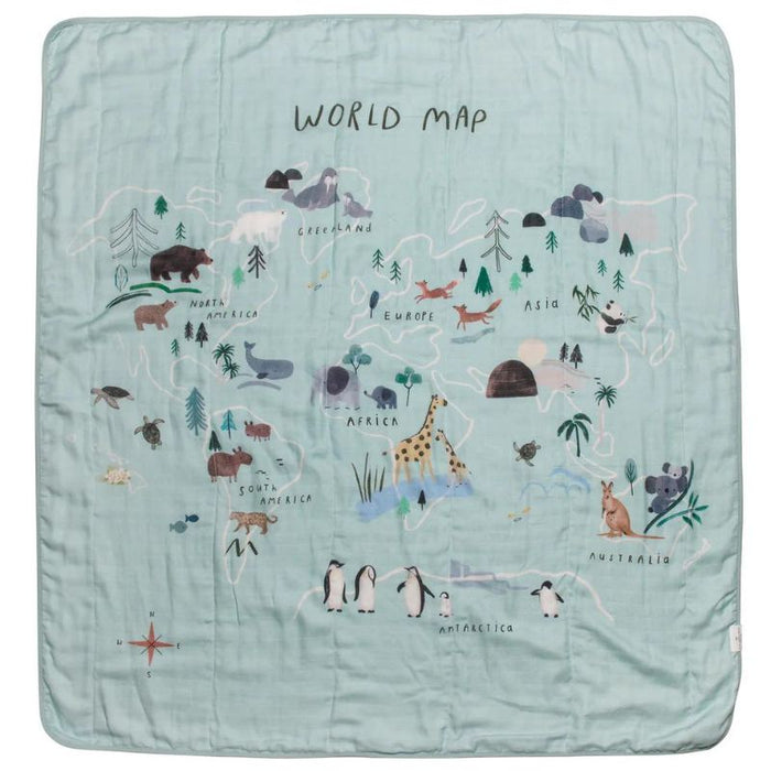 Muslin Quilt Blanket by LouLou Lollipop at $74.99! Shop now at Nestled by Snuggle Bugz for Nursery & Décor.
