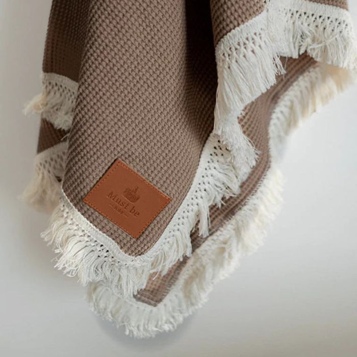 Organic Waffle Blanket by Must Be Baby at $68.99! Shop now at Nestled by Snuggle Bugz for Nursery & Décor.