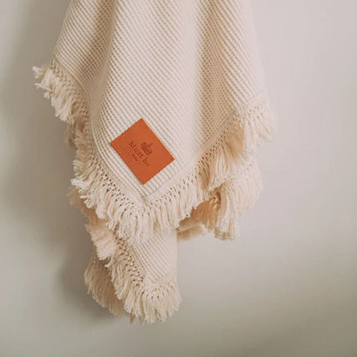 Organic Waffle Blanket by Must Be Baby at $68.99! Shop now at Nestled by Snuggle Bugz for Nursery & Décor.