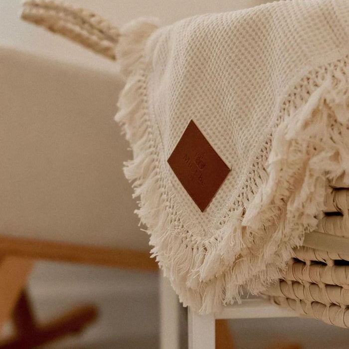 Organic Waffle Blanket by Must Be Baby at $68.99! Shop now at Nestled by Snuggle Bugz for Nursery & Décor.