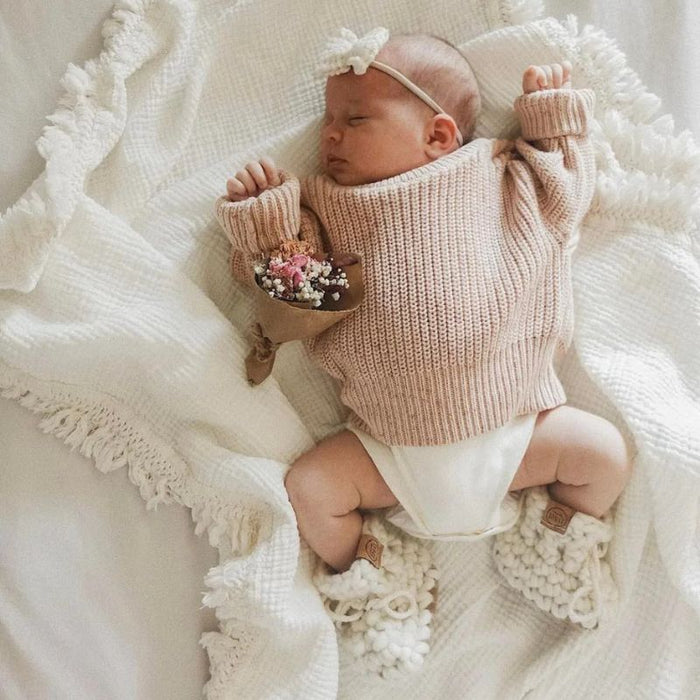 Organic Muslin Swaddle Blanket by Must Be Baby at $35.19! Shop now at Nestled by Snuggle Bugz for Nursery & Decor.