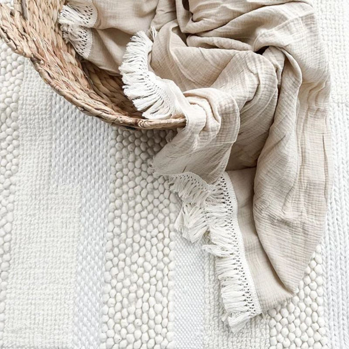 Organic Muslin Swaddle Blanket by Must Be Baby at $35.19! Shop now at Nestled by Snuggle Bugz for Nursery & Decor.
