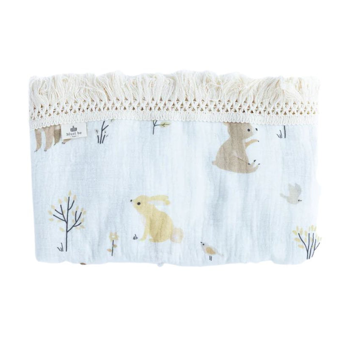 Organic Muslin Swaddle Blanket by Must Be Baby at $35.19! Shop now at Nestled by Snuggle Bugz for Nursery & Decor.