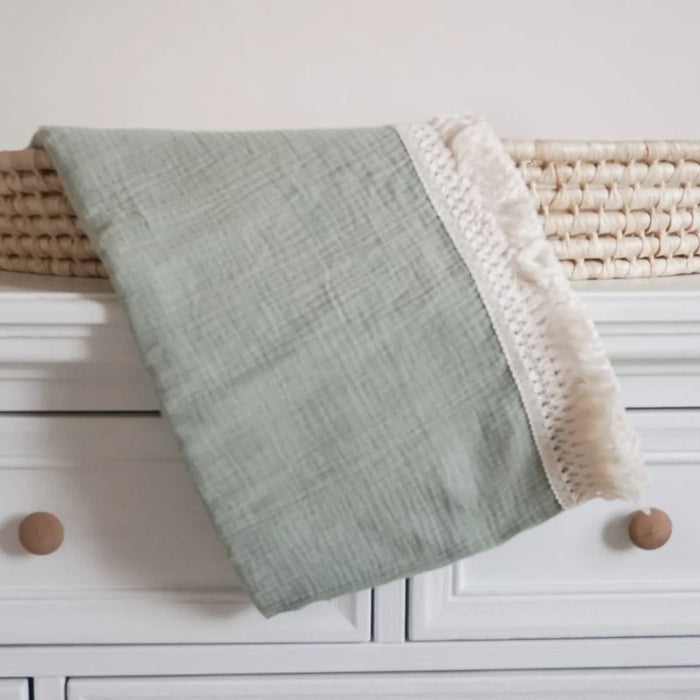 Organic Muslin Swaddle Blanket by Must Be Baby at $35.19! Shop now at Nestled by Snuggle Bugz for Nursery & Decor.