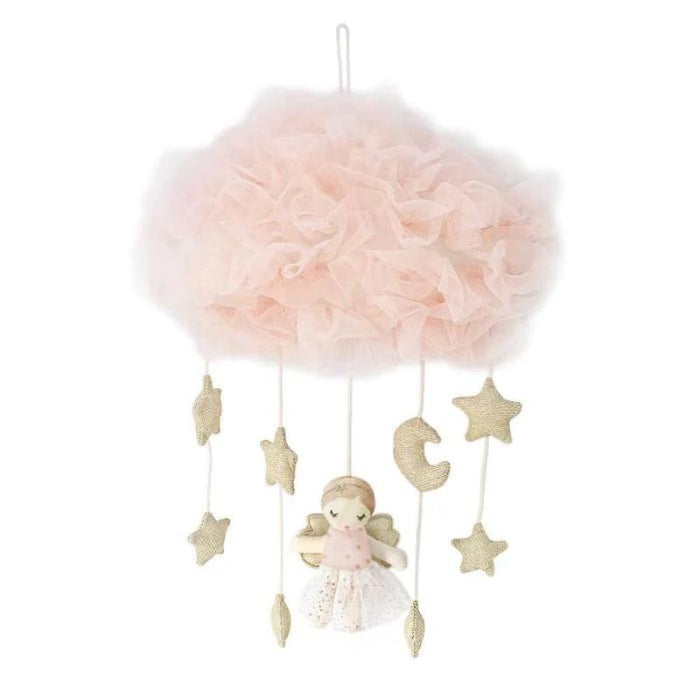 Pink Angel Celestial Mobile by Mon Ami Designs at $49.99! Shop now at Nestled by Snuggle Bugz for Nursery & Décor.