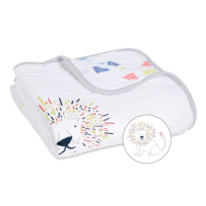 Cotton Muslin Dream Blankets by Aden & Anais at $58.99! Shop now at Nestled by Snuggle Bugz for Nursery & Décor.