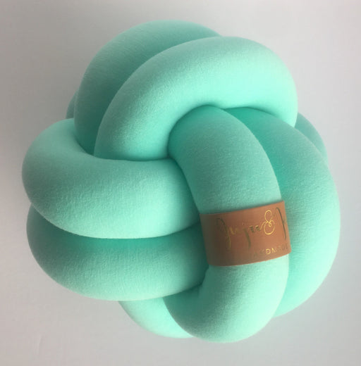 Medium Knot Pillow Mint by Juju & Jake at $24.88! Shop now at Nestled by Snuggle Bugz for Nursery & Décor.