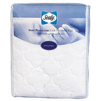 Stain Protection Mattress Pad by Sealy at $39.99! Shop now at Nestled by Snuggle Bugz for Nursery & Décor.