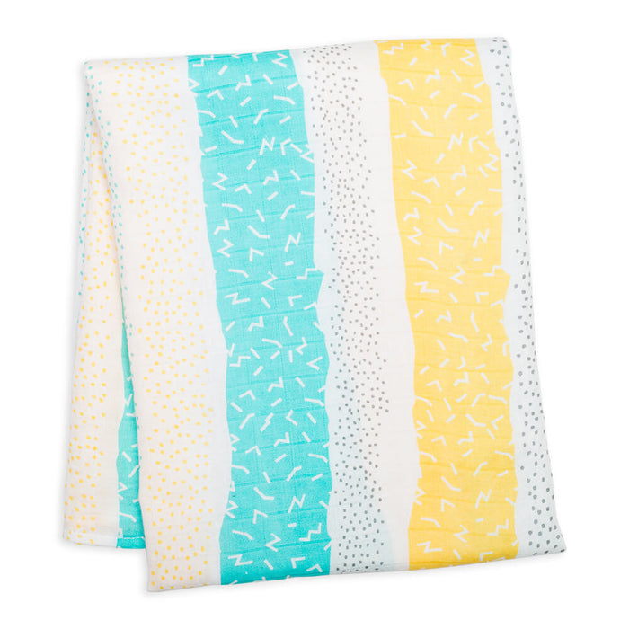 Bamboo Swaddle by Lulujo at $15.88! Shop now at Nestled by Snuggle Bugz for Nursery & Decor.