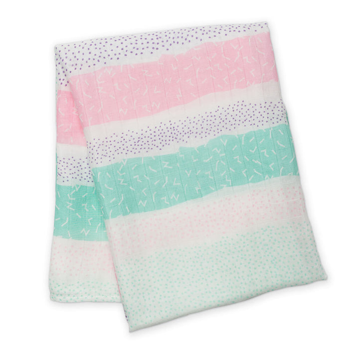 Bamboo Swaddle by Lulujo at $15.88! Shop now at Nestled by Snuggle Bugz for Nursery & Decor.