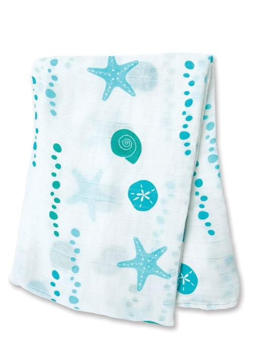 Bamboo Swaddle by Lulujo at $15.88! Shop now at Nestled by Snuggle Bugz for Nursery & Decor.