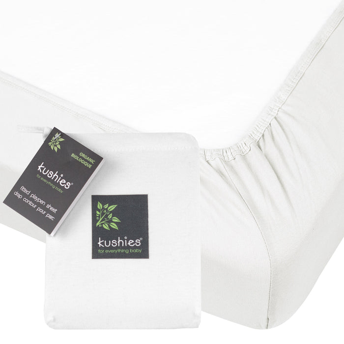 Organic Fitted Crib Sheet by Kushies at $44.99! Shop now at Nestled by Snuggle Bugz for Nursery & Décor.